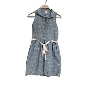 Carter's heart Dress button chambray